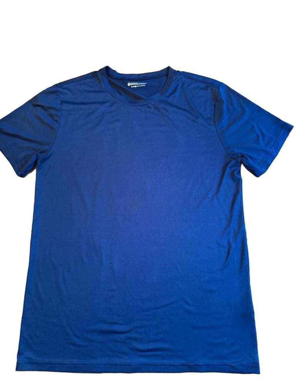 Coolkeep Men's Navy Blue Short Sleeve Moisture Wicking T-Shirt Size M h1561